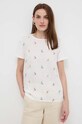 Weekend Max Mara bluzka lniana biały 2415941072600
