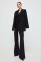 Μπλουζάκι Weekend Max Mara 2415941142600 μαύρο SS24