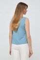 Oblečení Top s příměsí hedvábí Weekend Max Mara 2415941152600 modrá