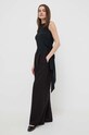 Weekend Max Mara top z domieszką jedwabiu 2415941152600 czarny SS24