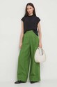 United Colors of Benetton bluzka 53A0DQ075 czarny SS24