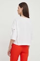 Odzież United Colors of Benetton t-shirt bawełniany 3J5CD400X biały