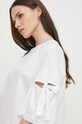United Colors of Benetton tricou din bumbac alb 3J5CD400X