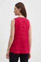 Одяг Льняна блузка United Colors of Benetton 5BMLDQ06W рожевий