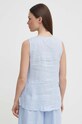 Oblečení Lněná halenka United Colors of Benetton 5BMLDQ06W modrá