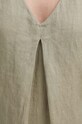 United Colors of Benetton bluzka lniana 5BMLDQ06W zielony