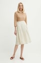 United Colors of Benetton pulover din in 3KGQE16B0 bej SS24