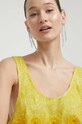 Μπλουζάκι Blugirl Blumarine κίτρινο RA4085.T3854