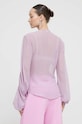 Odzież Blugirl Blumarine bluzka RA4137.T3854 fioletowy