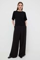 Футболка Max Mara Leisure 2416361048600 чорний SS24