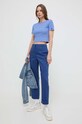 Футболка Max Mara Leisure 2416941028600 блакитний SS24