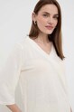 Льняна блузка Max Mara Leisure бежевий 2416941058600