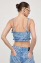 Odzież Patrizia Pepe top jeansowy 2C1546.D073 niebieski