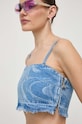 Denim μπλούζα Patrizia Pepe μπλε 2C1546.D073