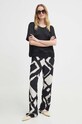 Блузка Sisley 52BZLQ075 чёрный SS25