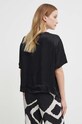Одежда Блузка Sisley 52BZLQ075 чёрный
