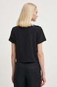 Îmbrăcăminte Sisley tricou din bumbac 3F1QL105I negru