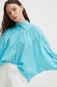 Abbigliamento Sisley camicetta in cotone 5HO1LQ06T blu
