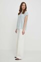 Blúzka Calvin Klein K20K207062 zelená SS24
