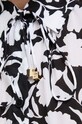 MICHAEL Michael Kors koszula z domieszką jedwabiu MS440LCAUY czarny