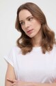 Marella t-shirt bawełniany biały 2413941022200