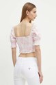 Îmbrăcăminte Guess bluza din bumbac PALMA W4GH68.WG571 roz