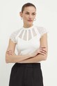 Morgan bluza DEMANE bej DEMANE.OFF.WHITE