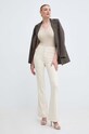 Morgan camicetta DOSTU DOSTU.LIN beige SS24