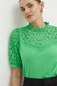 πράσινο Βαμβακερή μπλούζα Morgan DULIE