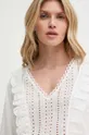 белый Хлопковая блузка Morgan TAROSA
