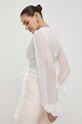 Abbigliamento Elisabetta Franchi camicia in seta CA03242E2 bianco