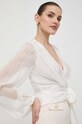 Elisabetta Franchi camicia in seta CA03242E2 bianco