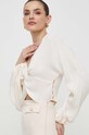 Elisabetta Franchi bluzka beżowy CA05142E2