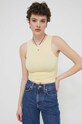 Top Tommy Jeans zlatna DW0DW17893