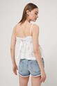 Одежда Хлопковая блузка Tommy Jeans DW0DW17804 белый