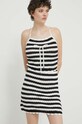 Tommy Jeans top din bumbac negru DW0DW17757