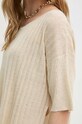 MAX&Co. sweter lniany 2416361014200 beżowy