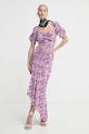 IRO bluzka z domieszką jedwabiu WM16NUNILA multicolor SS24