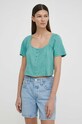 Levi's bluza subtire de blugi verde A7332