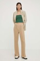 Топ By Malene Birger Q72229003 зелёный SS24