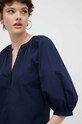 Pamučna košulja Desigual GISELLE mornarsko plava 24SWBW12