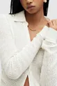 Μπλουζάκι AllSaints CONNIE SHIRT λευκό