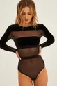 μαύρο Κορμάκι Undress Code Go for it Bodysuit Thong Γυναικεία