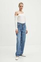 Bruuns Bazaar longsleeve LuteaBBCelisa top BBW3978 beżowy SS24
