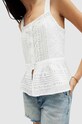 Μπλουζάκι AllSaints CATALINA TOP WM650Z λευκό SS24