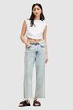 Bavlněná halenka AllSaints SONNY TANK W025JA bílá