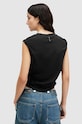 Odzież AllSaints bluzka WEST TANK WM535Z czarny
