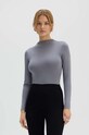 Body Saint Body LOW NECK BODYSUIT GREY slim sivá SB.530