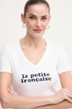 Бавовняна футболка La Petite Française білий PFTHIBAULT