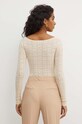 Odzież Elisabetta Franchi body BK55B41E1 beżowy